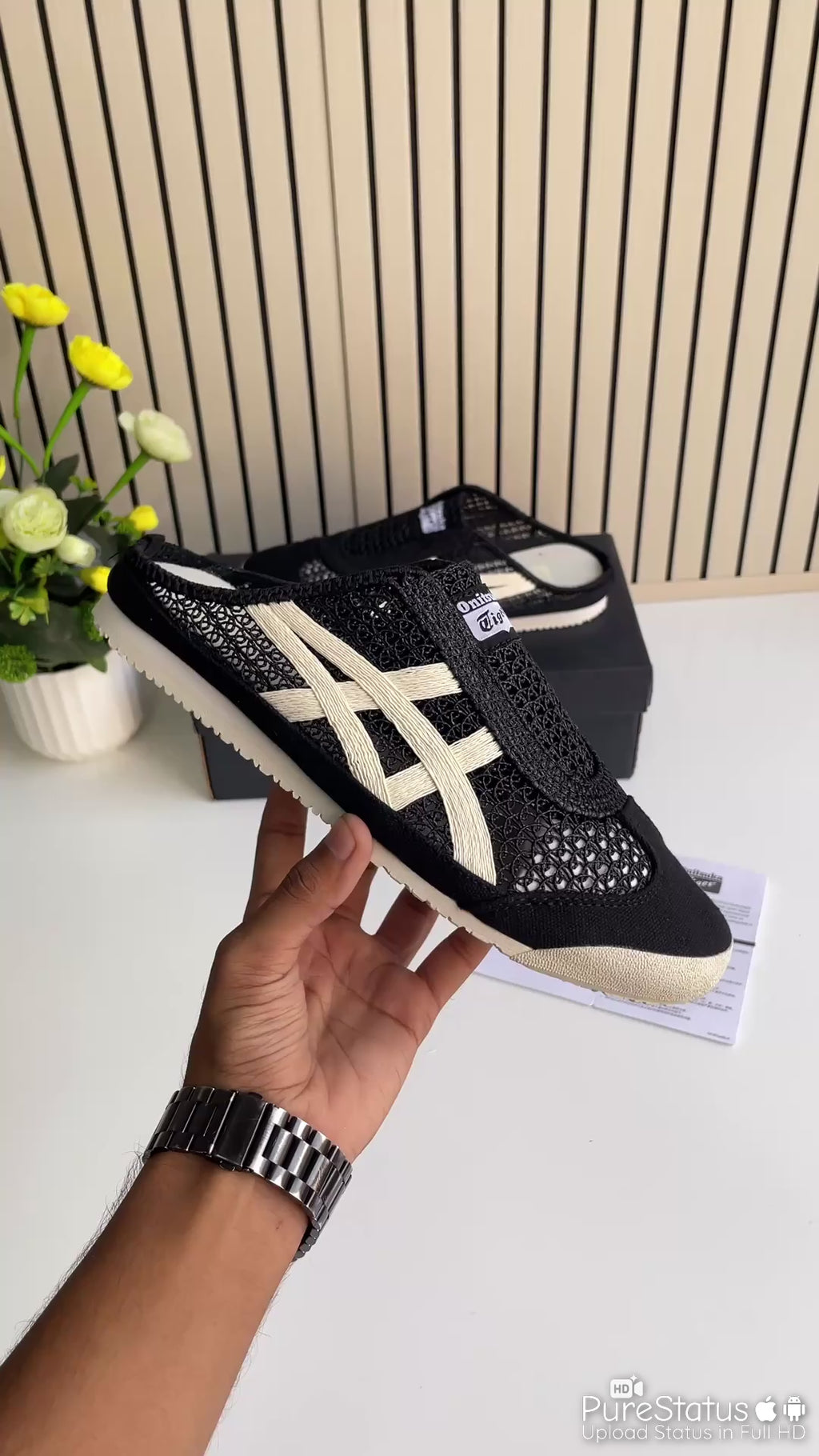 Onitsuk_a Tiger Mexico 66 Sabot Black Cream