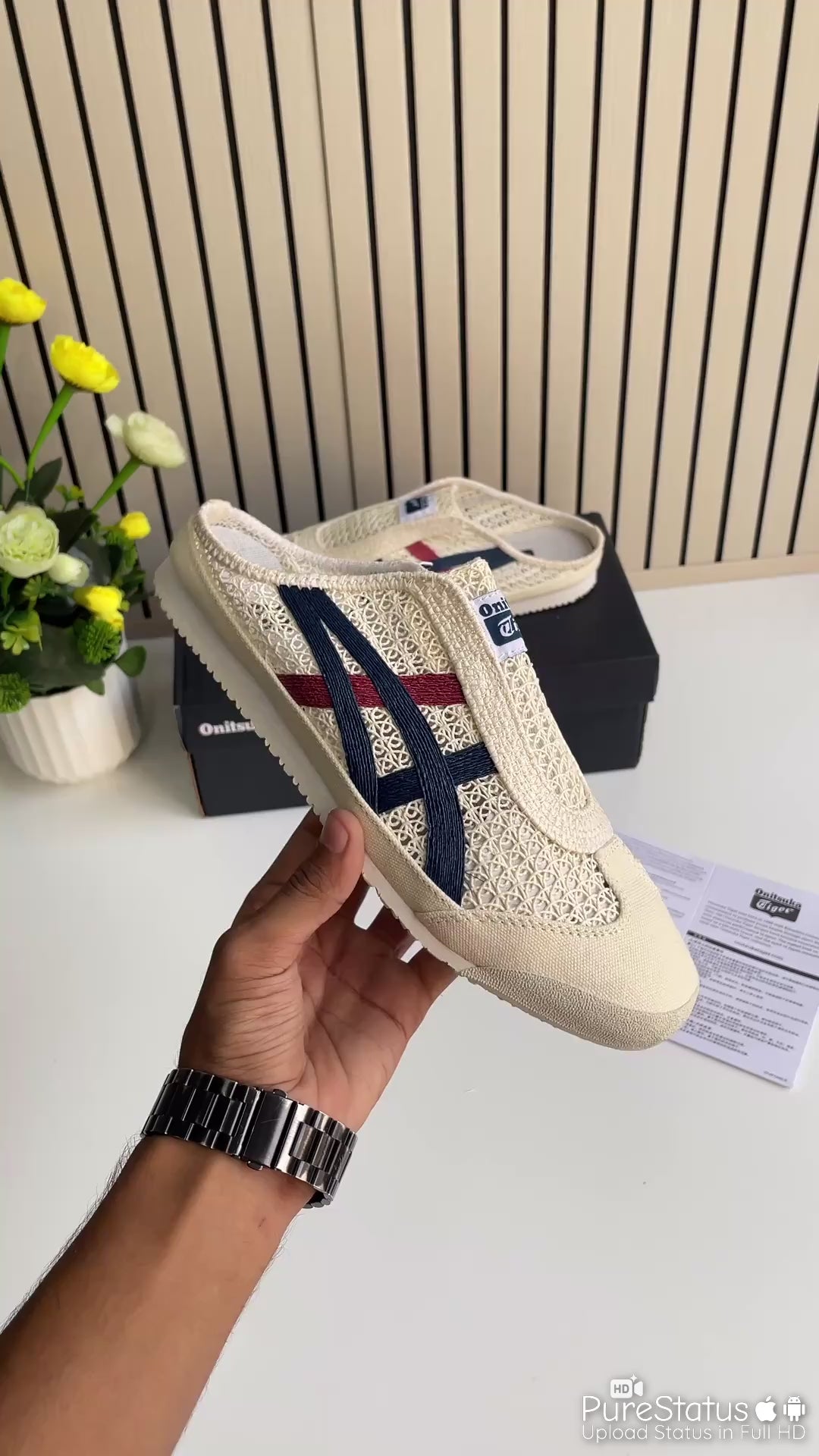 Onitsuk_a Tiger Mexico 66 Sabot Cream Mako Blue