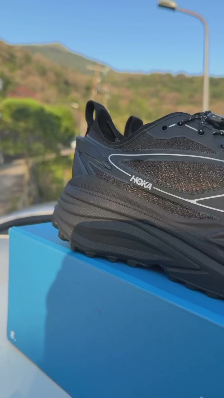 Hoka Stinson One7 Black SIlver