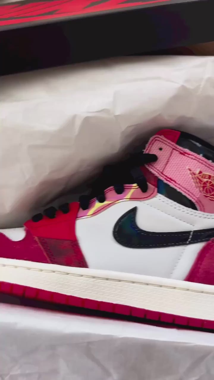 Jordan Retro 1 High Spiderman Across The Spider-Verse