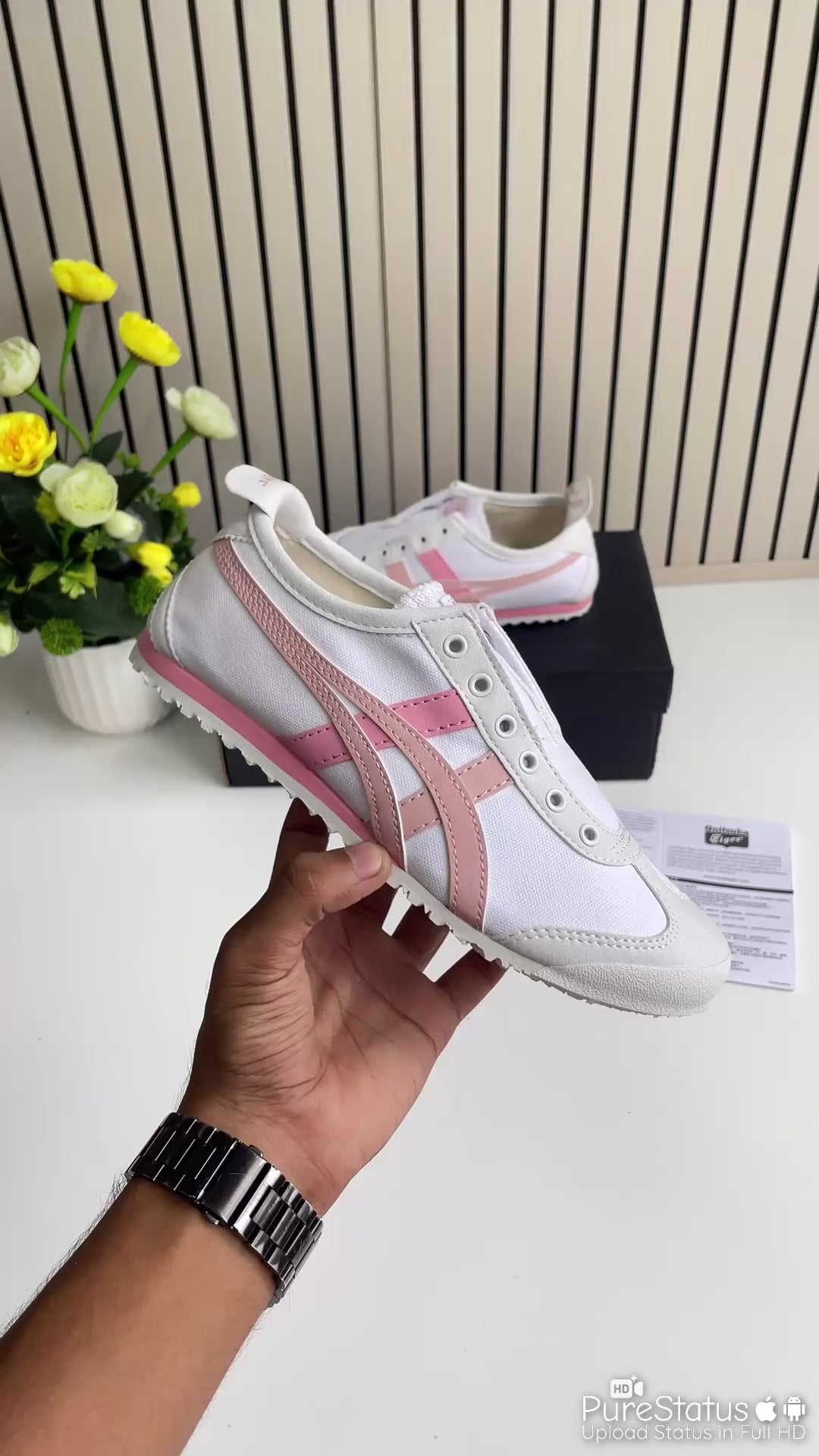 Onitsuk_a Tiger Mexico 66 Slip On White Ginger Peach