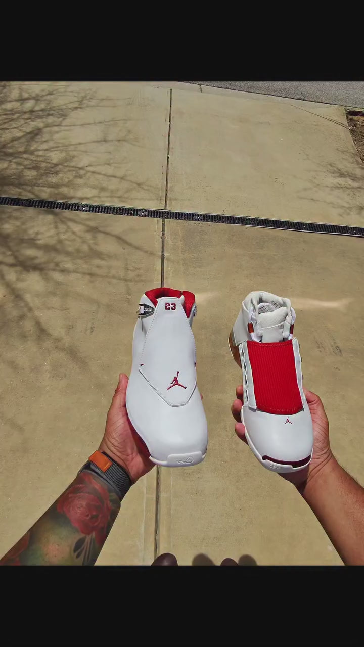 AIR JORDAN 18 OG WHITE RED