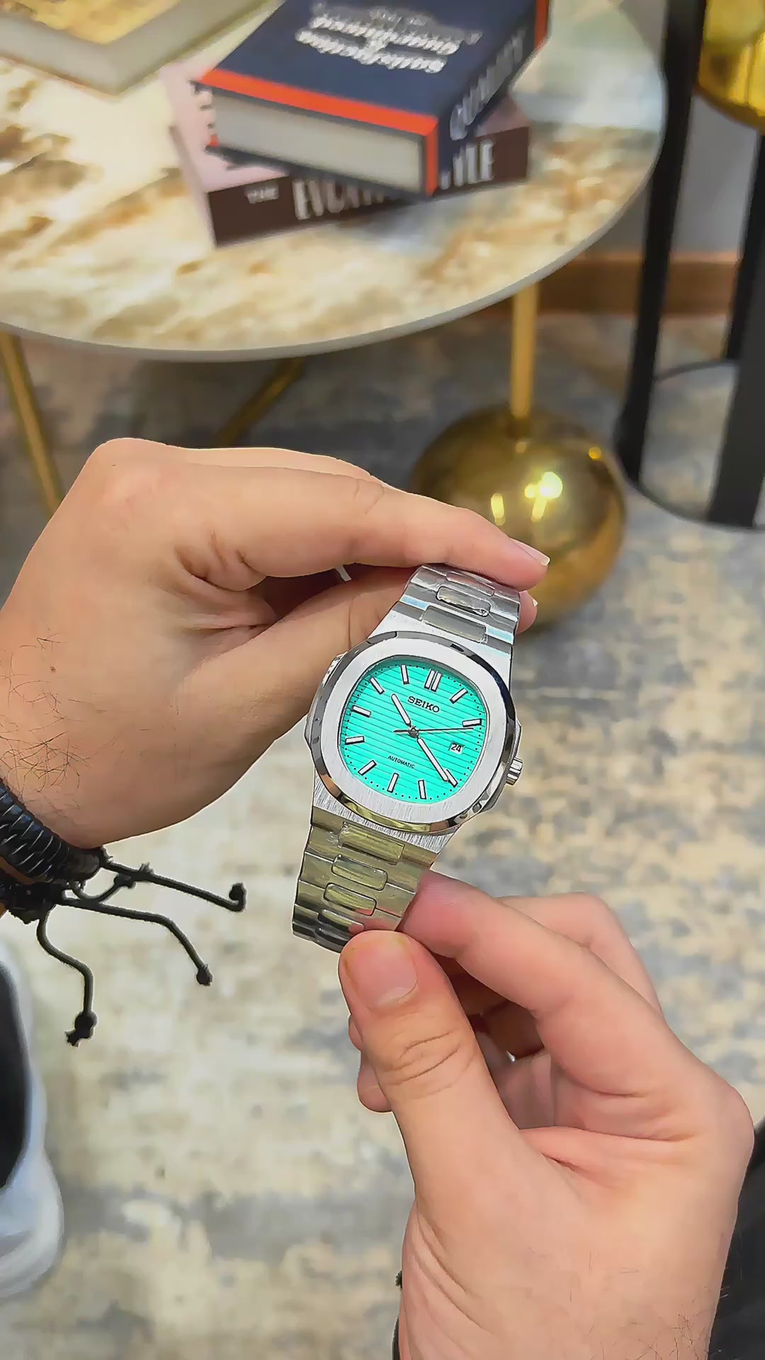 Seik_o Nautilus Mod Silver Tiffany