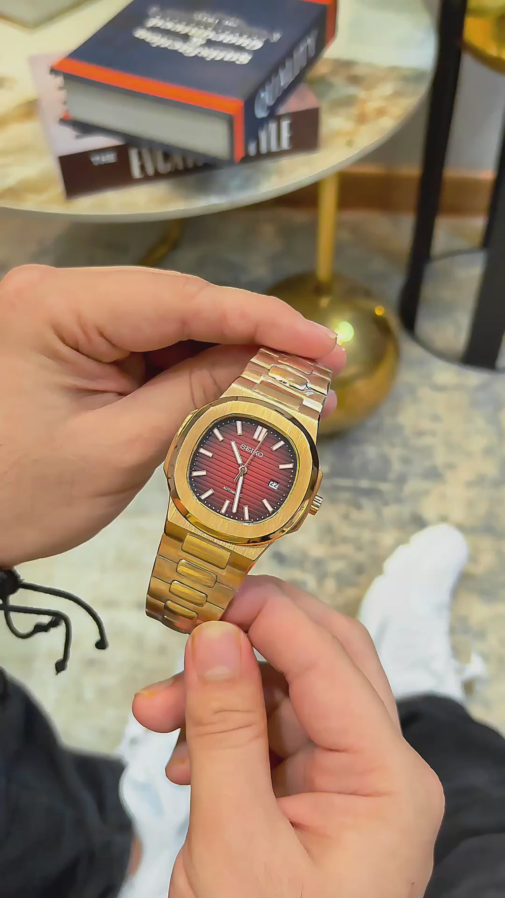 Seik_o Nautilus Mod Copper Red