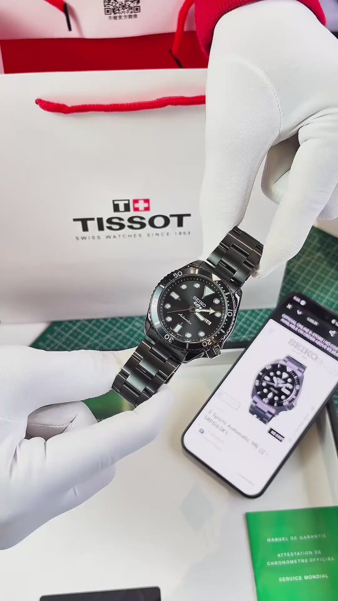 Seik_o 5 Sports Automatic Black