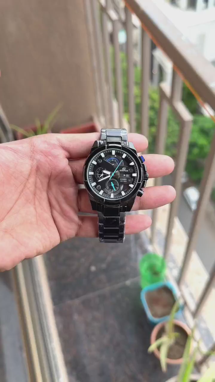 Edific_e Black Dial