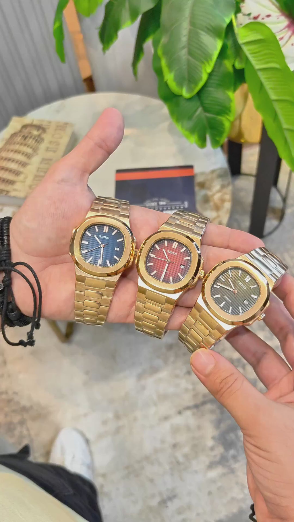 Seik_o Nautilus Mod Copper Blue