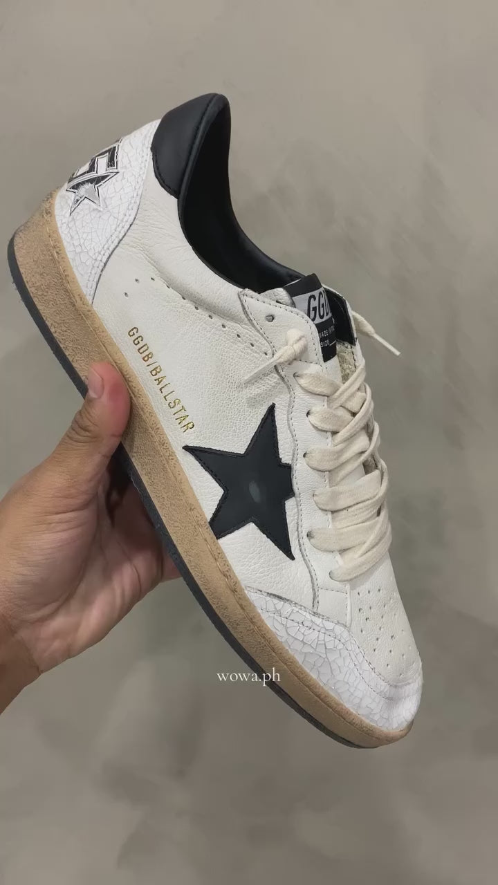 Golden Goose Ball-Star Low White Black