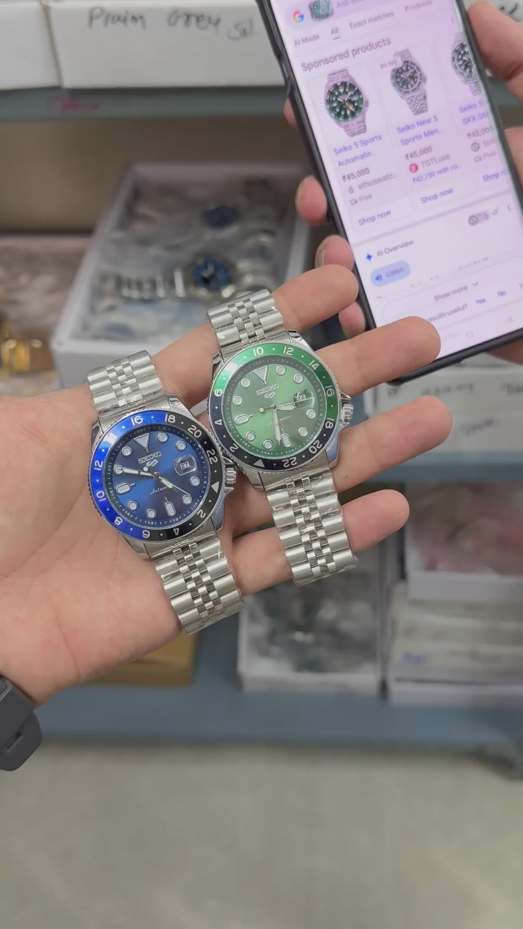 Seik_o 5 Sports GMT Movement Like Automatic