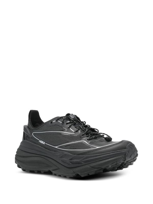 Hoka Stinson One7 Black SIlver