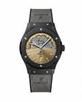 Hublo_t Big Bang Tourbillon Grey Leather