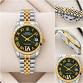 Role_x Datejust 31 2Ton Green Roman