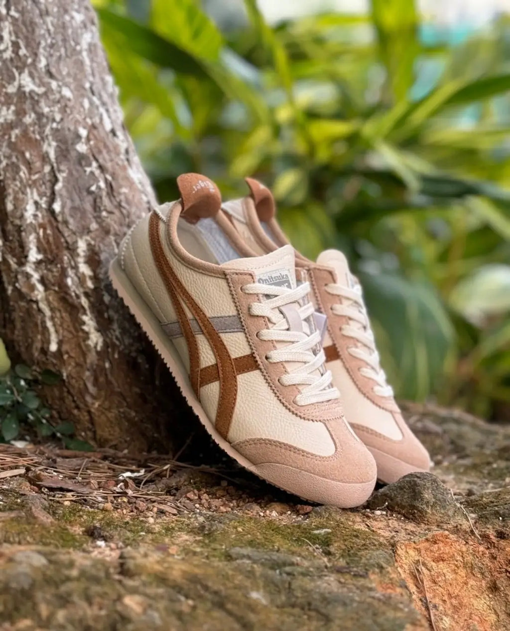 Onitsuk_a Tiger Mexico 66 Cream Khaki Carbon