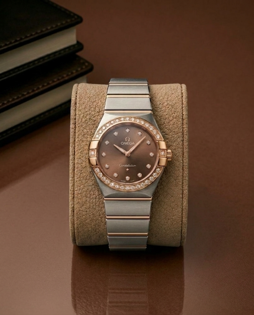 Omeg_a Constellation Quartz Luxury Watch