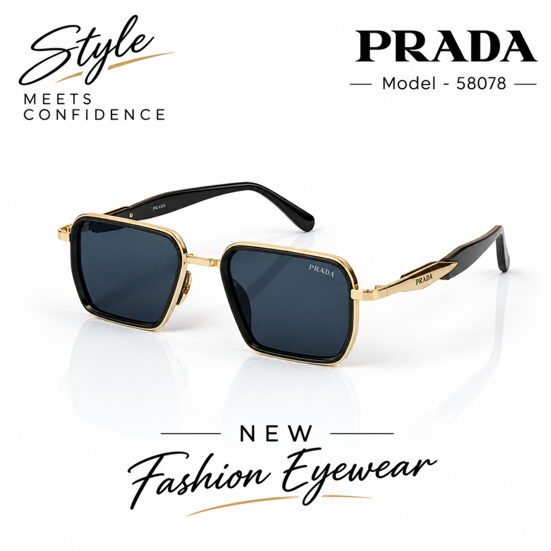PRAD_A 58078 Gold Black Unisex Model