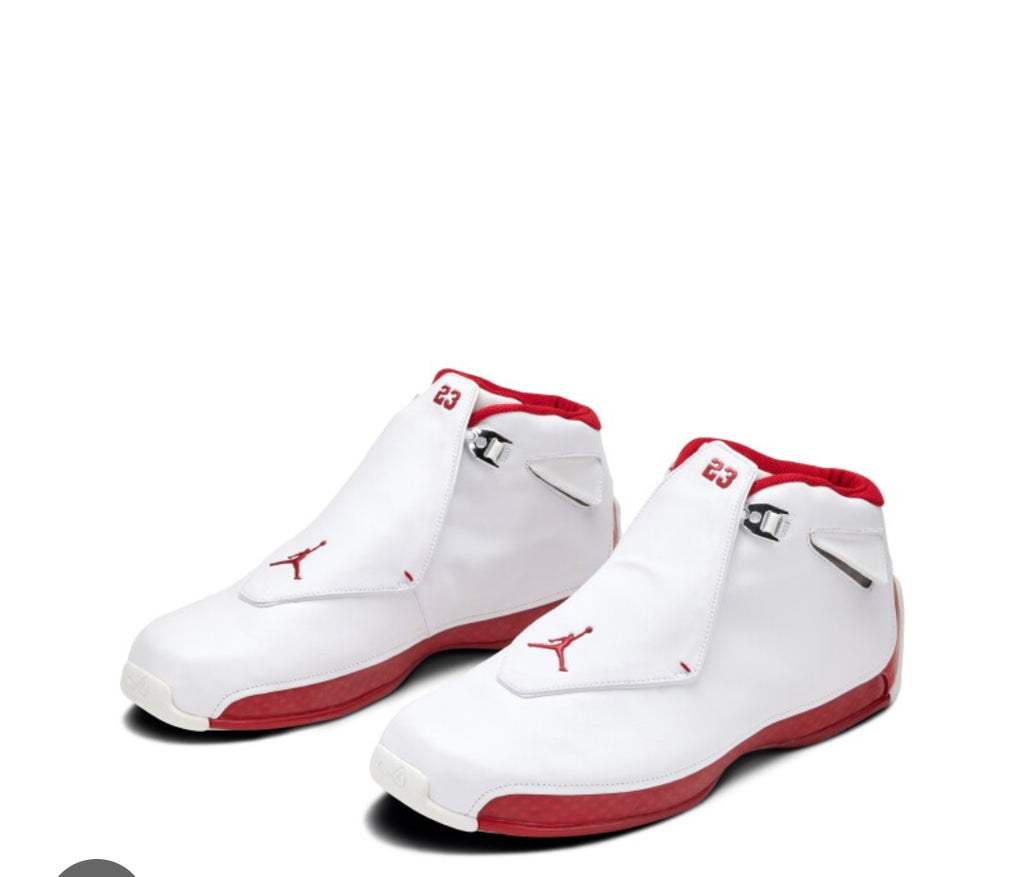 AIR JORDAN 18 OG WHITE RED