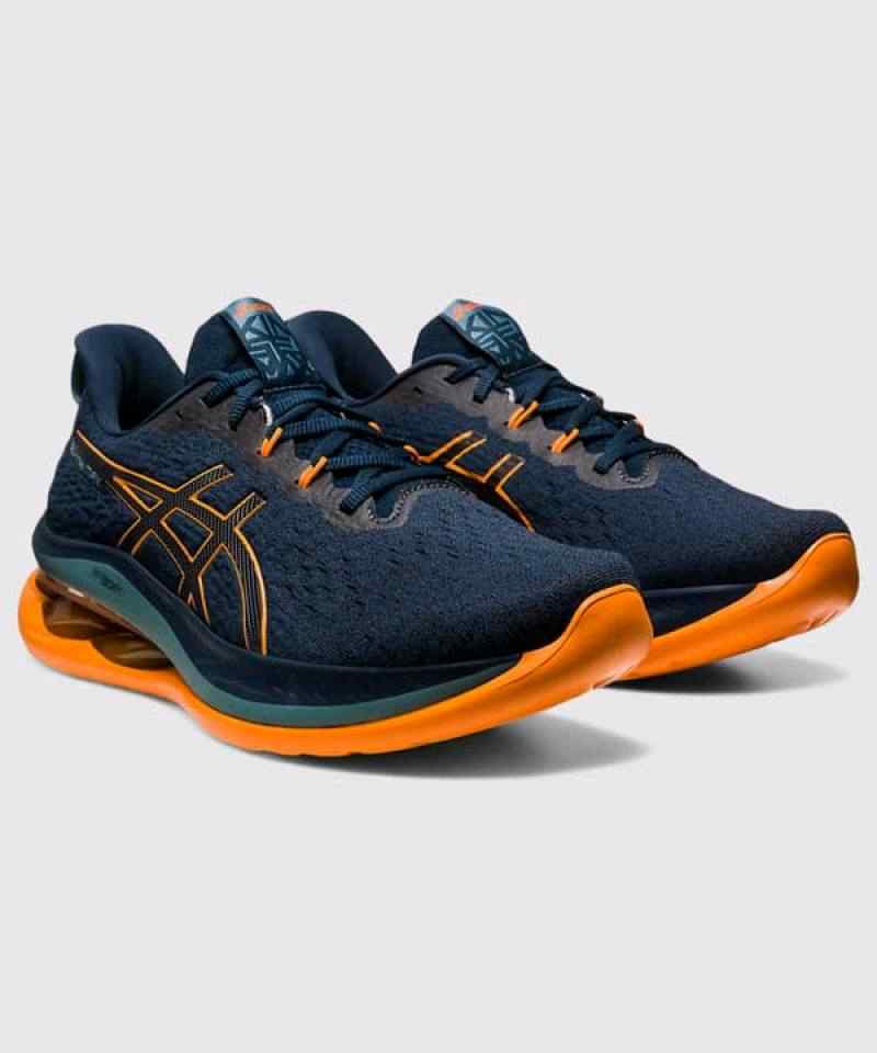 Asic_s Gel Kinsei Max French Blue Bright Orange