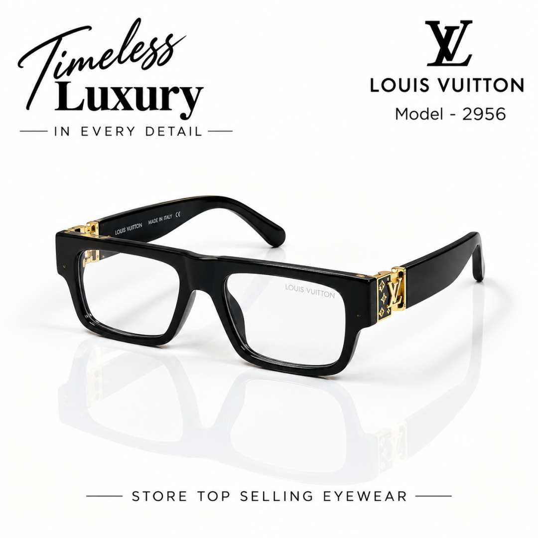 LOUIS VIUTTO_N 2956 SHINNY BLACK PLANO TRENDING DESIGN STORE MODEL UNISEX
