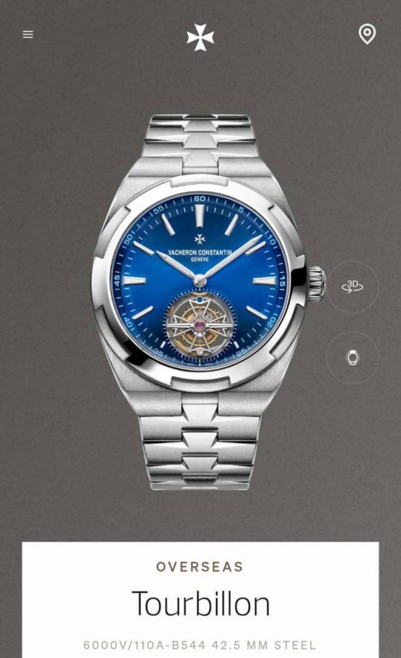 Vachero_n Constantin Overseas Tourbillon