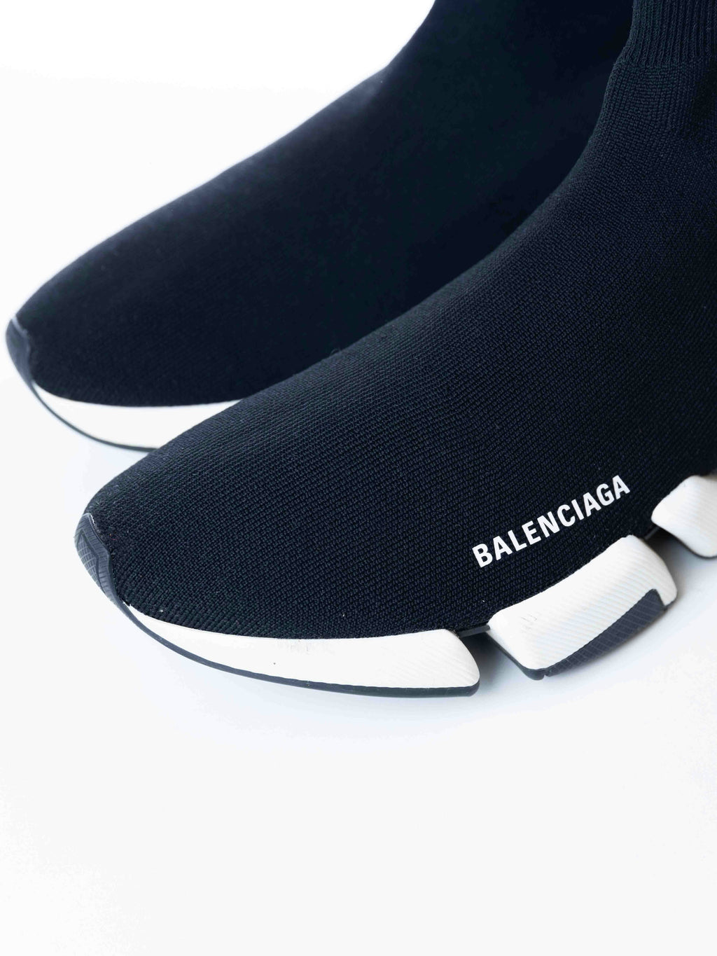 Balenciag_a Speed Trainer Black White