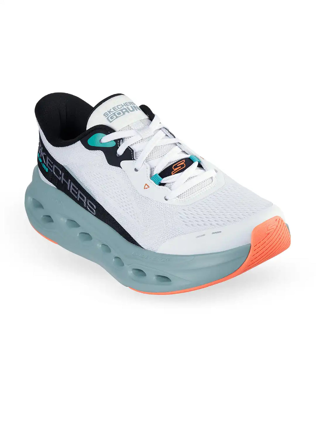 Skecher_s MAX Cushioning Glide-Step-A Slip-ins In White Multi