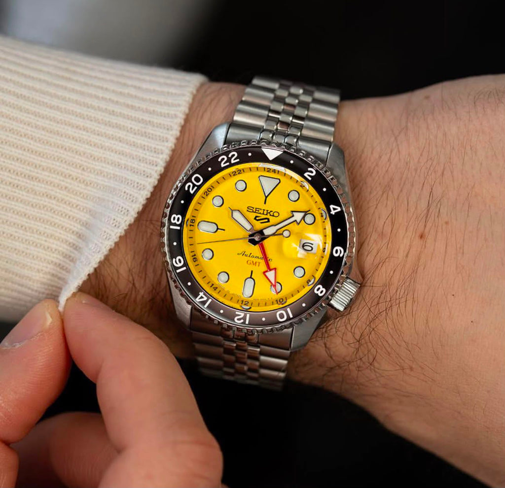 Seik_o 5 Sports GMT Yellow