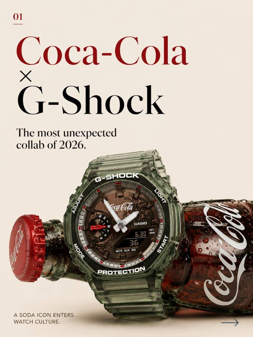 Casio G-Shock GA- 2100CC-3A Coca-Cola Collaboration