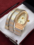 BVLGA_RI SNAKE COPPER TWOTONE WHITE DIAL AT350