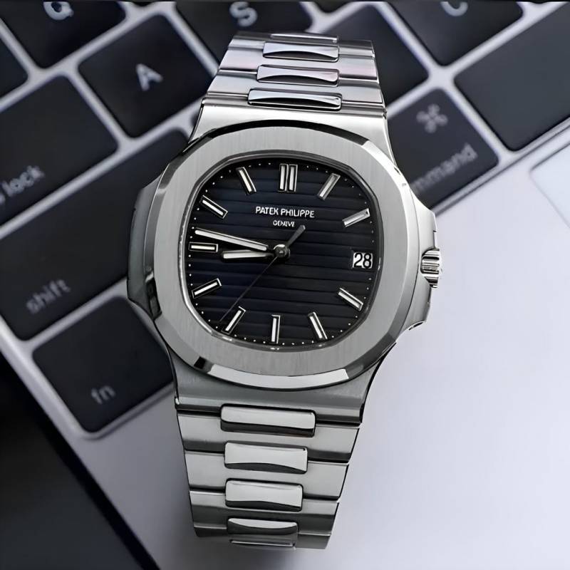 Pate_k Phillippe Quartz Silver Black