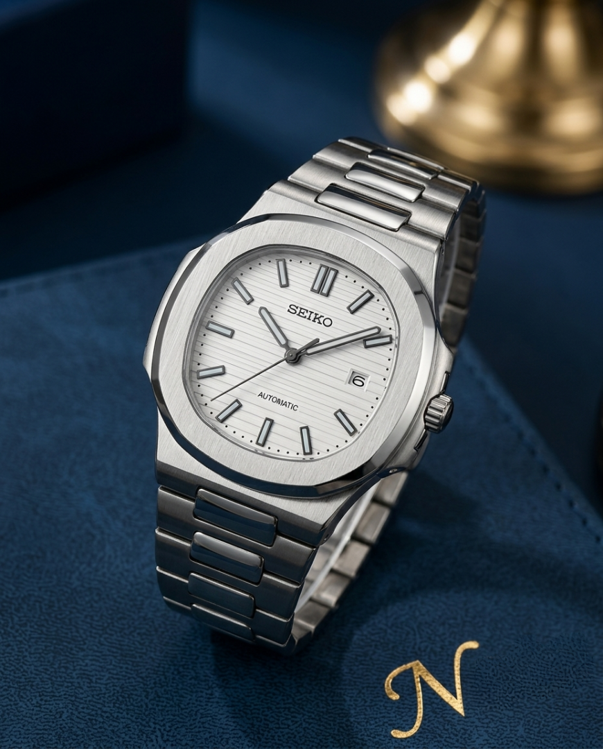 Seik_o Nautilus Mod Silver White