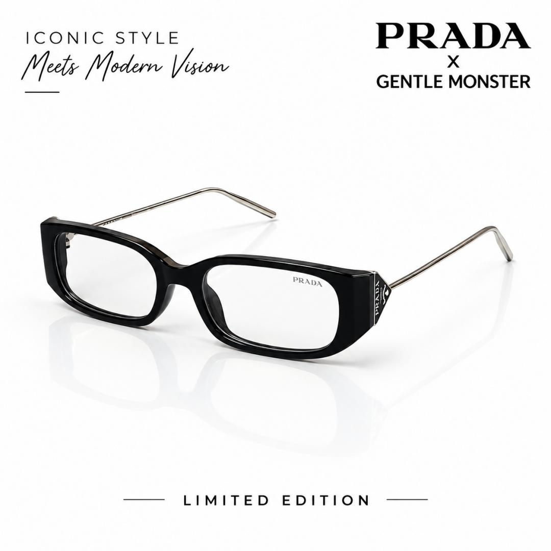 PRAD_A X GENTLE MONSTER BLACK SILVER LIMITED EDITION STORE MODEL