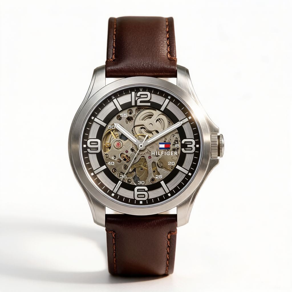 Tommy Hilfige_r Automatic Brown Silver