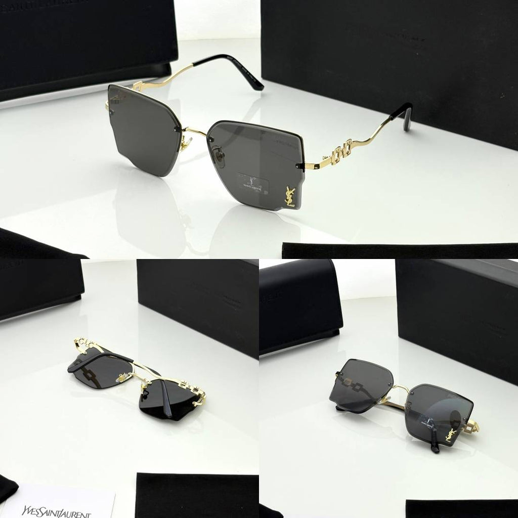 YSL 24017 Gold Black