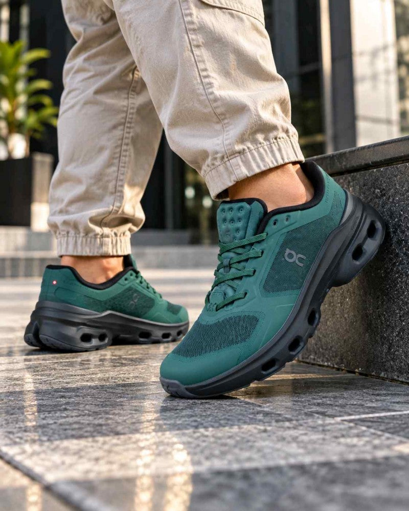 On Cloudpulse 2 Obsidian Black Green