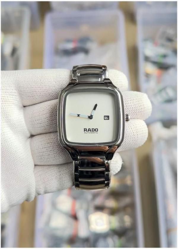 RADO TRUE SQUARE SILVER WHITE