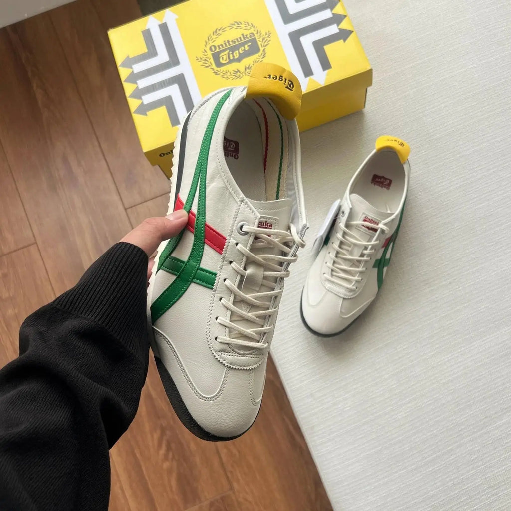 Onitsuk_a Tiger Mexico 66 Birch Green Red