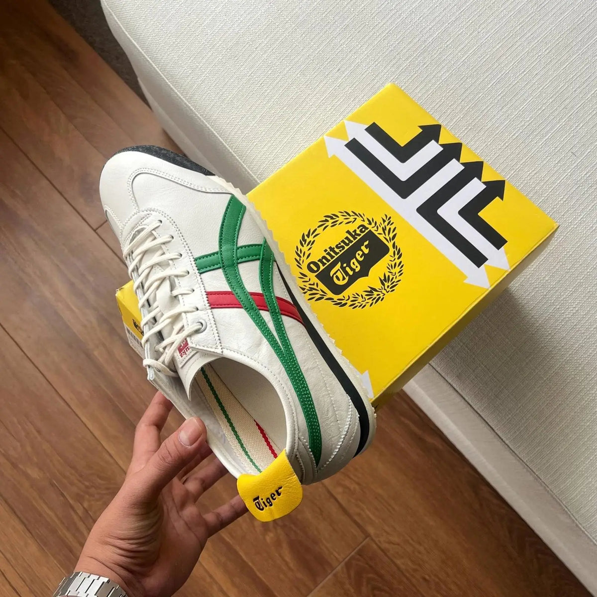 Onitsuk_a Tiger Mexico 66 Birch Green Red