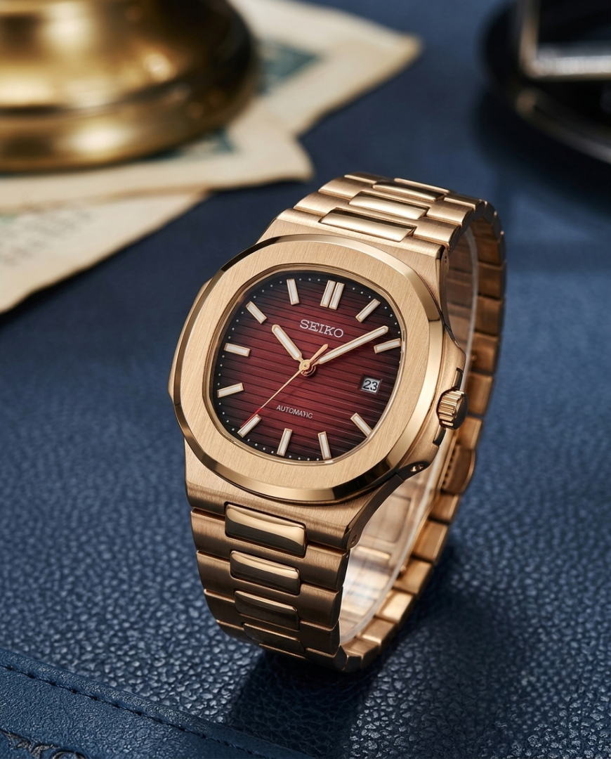Seik_o Nautilus Mod Copper Red