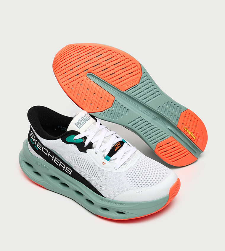 Skecher_s MAX Cushioning Glide-Step-A Slip-ins In White Multi
