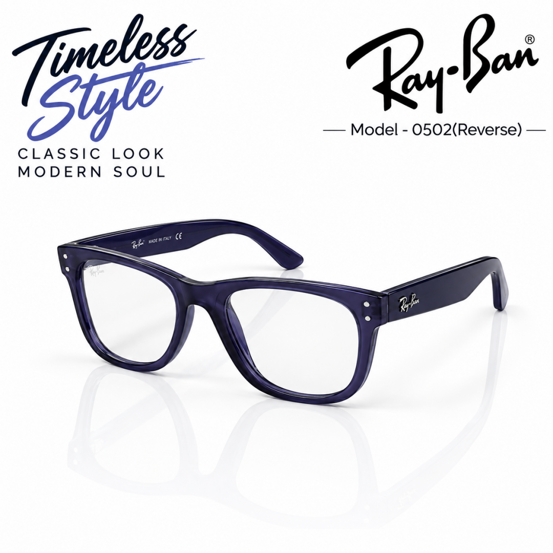 RAYBA_N 0502 REVERSE NEWLY LAUNCHED MATT PURPLE EXCLUSIVE DESIGNER SHOWROOM SUPERHIT MODEL