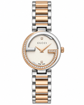 Gucc_i Interlocking G 2Ton White Dial