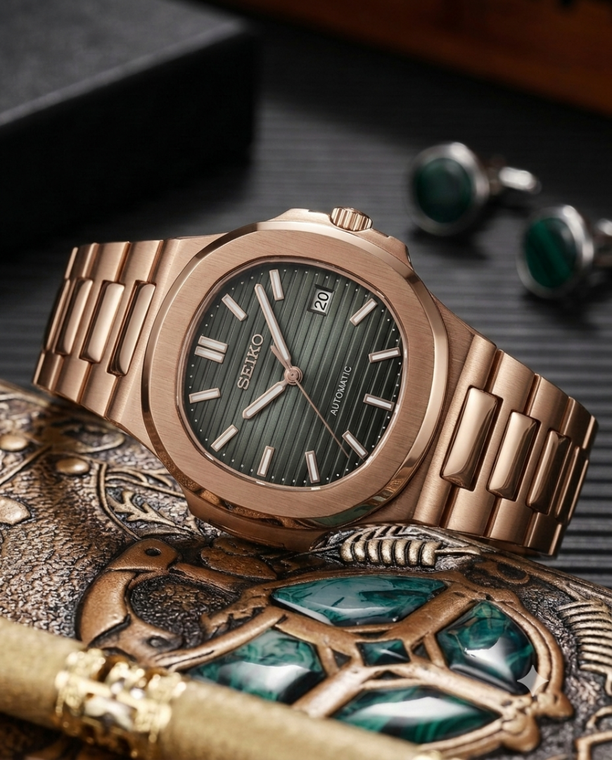 Seik_o Nautilus Mod Copper Green