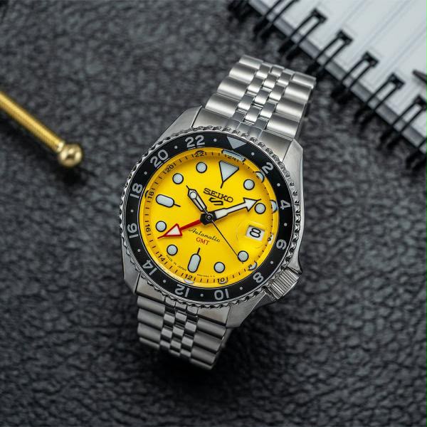 Seik_o 5 Sports GMT Yellow