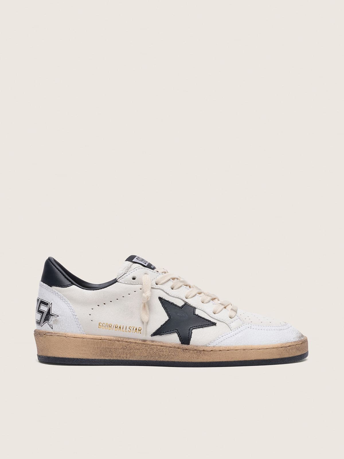 Golden Goose Ball-Star Low White Black