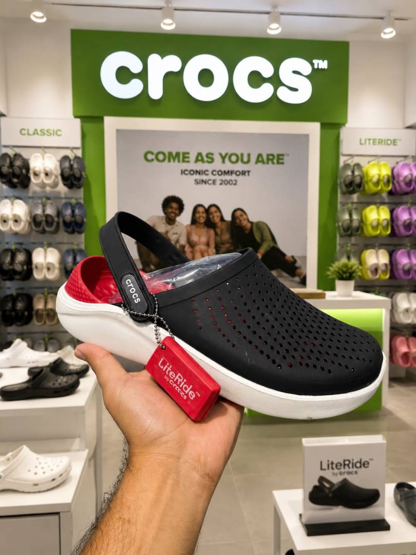 Crocs Literide Black Red