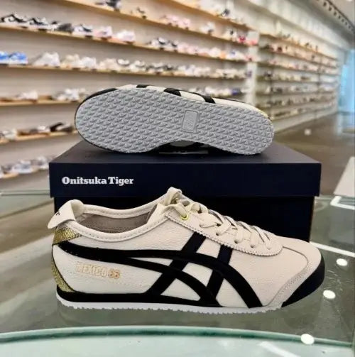 Onitsuk_a Tiger Mexico 66 Cream Black Gold