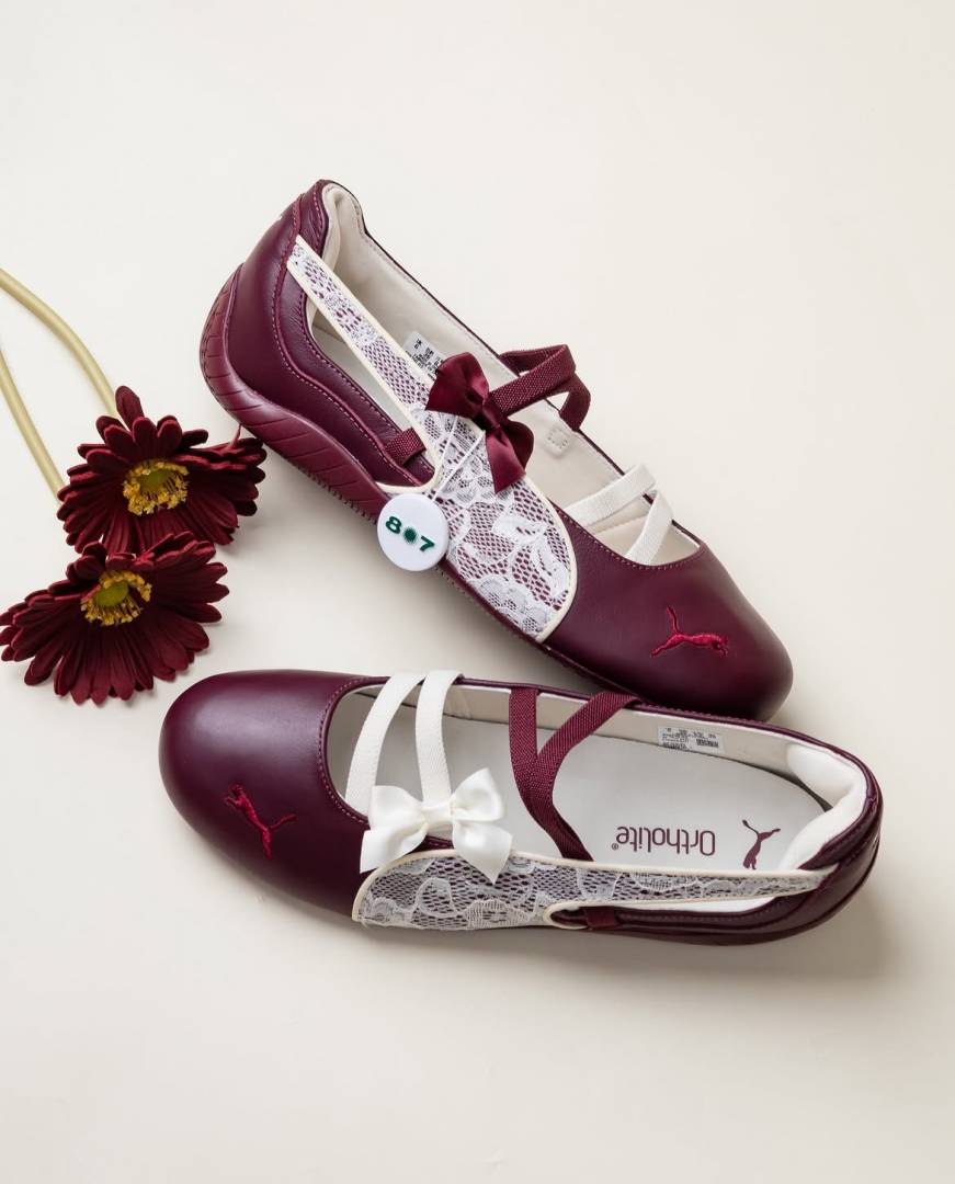 Pum_a Speed Cat Ballet Lace Maroon