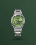 Casi_o G-shock GM2100 Silver Green
