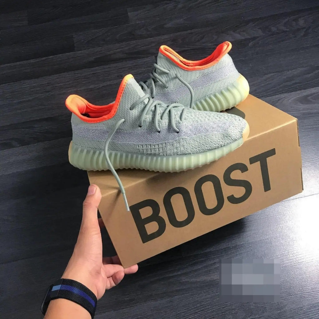 Yeezy 350 V2 Desert Sage Reflective