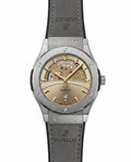 Hublo_t Big Bang Tourbillon Grey Leather
